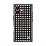 プレミアムスクエアケース with MagSafe［ Checkered Purple - ギンガムチェック ブラック ］