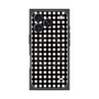 プレミアムスクエアケース with MagSafe［ Checkered Purple - ギンガムチェック ブラック ］