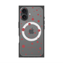 プレミアムスクエアケース with MagSafe［ Dippin dots Red - ディッピンドッツ レッド ］