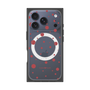 プレミアムスクエアケース with MagSafe［ Dippin dots Red - ディッピンドッツ レッド ］