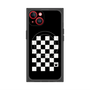 プレミアムスクエアケース with MagSafe［ Racing checkered flag - レーシングチェッカーフラッグ ］