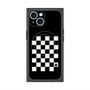 プレミアムスクエアケース with MagSafe［ Racing checkered flag - レーシングチェッカーフラッグ ］