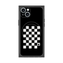 プレミアムスクエアケース with MagSafe［ Racing checkered flag - レーシングチェッカーフラッグ ］