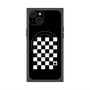 プレミアムスクエアケース with MagSafe［ Racing checkered flag - レーシングチェッカーフラッグ ］