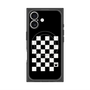 プレミアムスクエアケース with MagSafe［ Racing checkered flag - レーシングチェッカーフラッグ ］