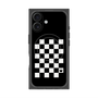 プレミアムスクエアケース with MagSafe［ Racing checkered flag - レーシングチェッカーフラッグ ］