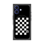 プレミアムスクエアケース with MagSafe［ Racing checkered flag - レーシングチェッカーフラッグ ］