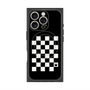 プレミアムスクエアケース with MagSafe［ Racing checkered flag - レーシングチェッカーフラッグ ］