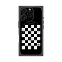 プレミアムスクエアケース with MagSafe［ Racing checkered flag - レーシングチェッカーフラッグ ］