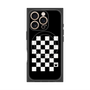 プレミアムスクエアケース with MagSafe［ Racing checkered flag - レーシングチェッカーフラッグ ］