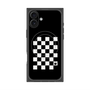 プレミアムスクエアケース with MagSafe［ Racing checkered flag - レーシングチェッカーフラッグ ］