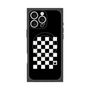 プレミアムスクエアケース with MagSafe［ Racing checkered flag - レーシングチェッカーフラッグ ］