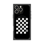 プレミアムスクエアケース with MagSafe［ Racing checkered flag - レーシングチェッカーフラッグ ］
