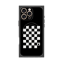 プレミアムスクエアケース with MagSafe［ Racing checkered flag - レーシングチェッカーフラッグ ］