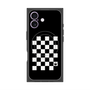プレミアムスクエアケース with MagSafe［ Racing checkered flag - レーシングチェッカーフラッグ ］
