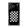 プレミアムスクエアケース with MagSafe［ Racing checkered flag - レーシングチェッカーフラッグ ］