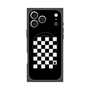 プレミアムスクエアケース with MagSafe［ Racing checkered flag - レーシングチェッカーフラッグ ］