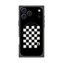 プレミアムスクエアケース with MagSafe［ Racing checkered flag - レーシングチェッカーフラッグ ］