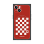 プレミアムスクエアケース with MagSafe［ Racing checkered flag Red - レーシングチェッカーフラッグ レッド ］