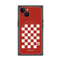 プレミアムスクエアケース with MagSafe［ Racing checkered flag Red - レーシングチェッカーフラッグ レッド ］
