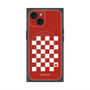 プレミアムスクエアケース with MagSafe［ Racing checkered flag Red - レーシングチェッカーフラッグ レッド ］