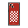 プレミアムスクエアケース with MagSafe［ Racing checkered flag Red - レーシングチェッカーフラッグ レッド ］