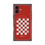 プレミアムスクエアケース with MagSafe［ Racing checkered flag Red - レーシングチェッカーフラッグ レッド ］