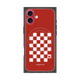 プレミアムスクエアケース with MagSafe［ Racing checkered flag Red - レーシングチェッカーフラッグ レッド ］