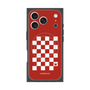 プレミアムスクエアケース with MagSafe［ Racing checkered flag Red - レーシングチェッカーフラッグ レッド ］