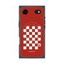 プレミアムスクエアケース with MagSafe［ Racing checkered flag Red - レーシングチェッカーフラッグ レッド ］