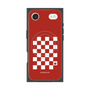 プレミアムスクエアケース with MagSafe［ Racing checkered flag Red - レーシングチェッカーフラッグ レッド ］
