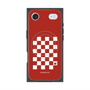 プレミアムスクエアケース with MagSafe［ Racing checkered flag Red - レーシングチェッカーフラッグ レッド ］