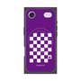 プレミアムスクエアケース with MagSafe［ Racing checkered flag Purple - レーシングチェッカーフラッグ パープル ］