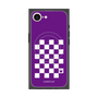 プレミアムスクエアケース with MagSafe［ Racing checkered flag Purple - レーシングチェッカーフラッグ パープル ］