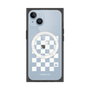 プレミアムスクエアケース with MagSafe［ Racing checkered flag White - レーシングチェッカーフラッグ ホワイト ］