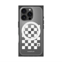 プレミアムスクエアケース with MagSafe［ Racing checkered flag White - レーシングチェッカーフラッグ ホワイト ］