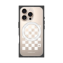プレミアムスクエアケース with MagSafe［ Racing checkered flag White - レーシングチェッカーフラッグ ホワイト ］