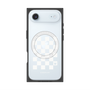 プレミアムスクエアケース with MagSafe［ Racing checkered flag White - レーシングチェッカーフラッグ ホワイト ］
