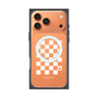 プレミアムスクエアケース with MagSafe［ Racing checkered flag White - レーシングチェッカーフラッグ ホワイト ］