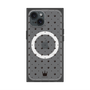 プレミアムスクエアケース with MagSafe［ CASEPLAY Crown dots Black - ケースプレイ・クラウン・ドッツ ブラック ］