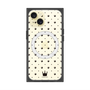 プレミアムスクエアケース with MagSafe［ CASEPLAY Crown dots Black - ケースプレイ・クラウン・ドッツ ブラック ］