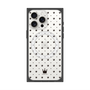 プレミアムスクエアケース with MagSafe［ CASEPLAY Crown dots Black - ケースプレイ・クラウン・ドッツ ブラック ］