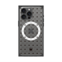 プレミアムスクエアケース with MagSafe［ CASEPLAY Crown dots Black - ケースプレイ・クラウン・ドッツ ブラック ］