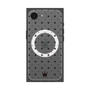 プレミアムスクエアケース with MagSafe［ CASEPLAY Crown dots Black - ケースプレイ・クラウン・ドッツ ブラック ］