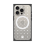 プレミアムスクエアケース with MagSafe［ CASEPLAY Crown dots White - ケースプレイ・クラウン・ドッツ ホワイト ］