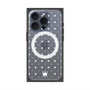 プレミアムスクエアケース with MagSafe［ CASEPLAY Crown dots White - ケースプレイ・クラウン・ドッツ ホワイト ］
