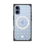 プレミアムスクエアケース with MagSafe［ CASEPLAY Crown dots White - ケースプレイ・クラウン・ドッツ ホワイト ］