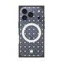 プレミアムスクエアケース with MagSafe［ CASEPLAY Crown dots White - ケースプレイ・クラウン・ドッツ ホワイト ］