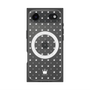 プレミアムスクエアケース with MagSafe［ CASEPLAY Crown dots White - ケースプレイ・クラウン・ドッツ ホワイト ］