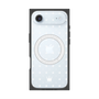 プレミアムスクエアケース with MagSafe［ CASEPLAY Crown dots White - ケースプレイ・クラウン・ドッツ ホワイト ］